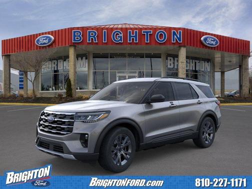 Carbonized Gray Metallic 2026 Ford Explorer Active w/200A Pkg