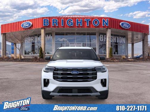 Star White Metallic Tri-Coat 2026 Ford Explorer Active