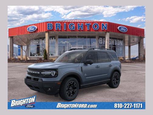 Azure Gray Metallic Tri-Coat 2026 Ford Bronco Sport Outer Banks