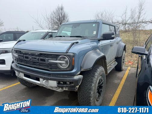 Azure Gray Metallic Tri-Coat 2023 Ford Bronco Raptor
