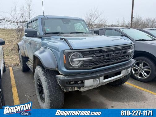 Azure Gray Metallic Tri-Coat 2023 Ford Bronco Raptor