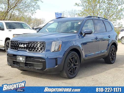 Midnight Lake Blue 2024 Kia Telluride EX X-Line