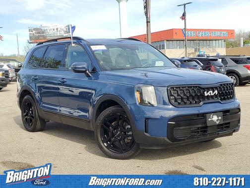 Midnight Lake Blue 2024 Kia Telluride EX X-Line