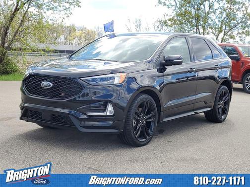 Agate Black 2020 Ford Edge ST