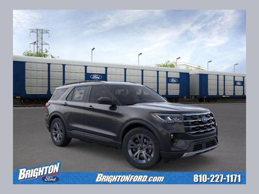 Agate Black Metallic 2026 Ford Explorer Active