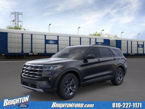 Agate Black Metallic 2026 Ford Explorer Active