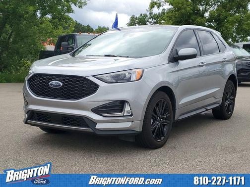 Silver Metallic 2024 Ford Edge ST Line