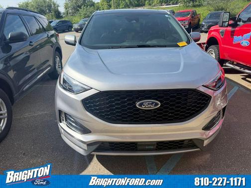 Silver Metallic 2024 Ford Edge ST Line