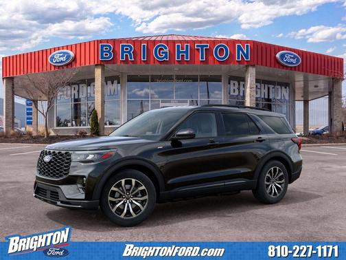 Agate Black Metallic 2027 Ford Explorer ST-Line