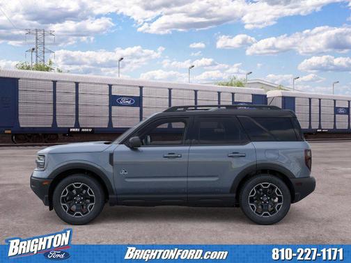 Azure Gray Metallic Tri-Coat 2026 Ford Bronco Sport Outer Banks