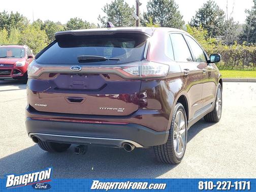 Burgundy Velvet Metallic Tinted Clearcoat 2018 Ford Edge Titanium