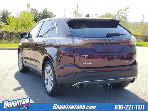 Burgundy Velvet Metallic Tinted Clearcoat 2018 Ford Edge Titanium
