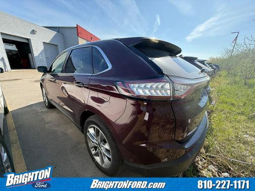 Burgundy Velvet Metallic Tinted Clearcoat 2018 Ford Edge Titanium