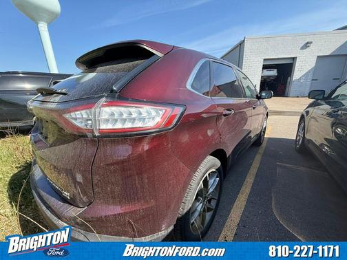 Burgundy Velvet Metallic Tinted Clearcoat 2018 Ford Edge Titanium