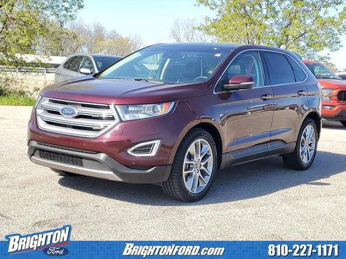 Burgundy Velvet Metallic Tinted Clearcoat 2018 Ford Edge Titanium