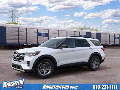 Star White Metallic Tri-Coat 2027 Ford Explorer Active