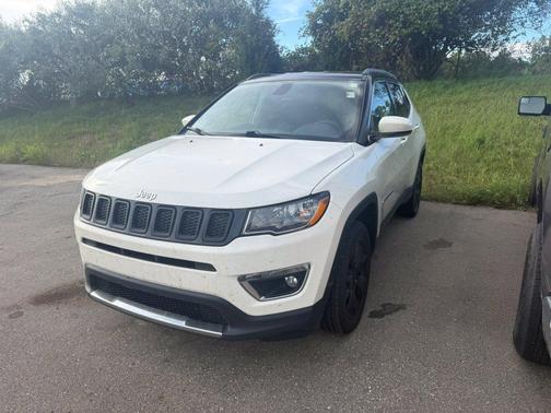 White Clearcoat 2019 Jeep Compass Limited