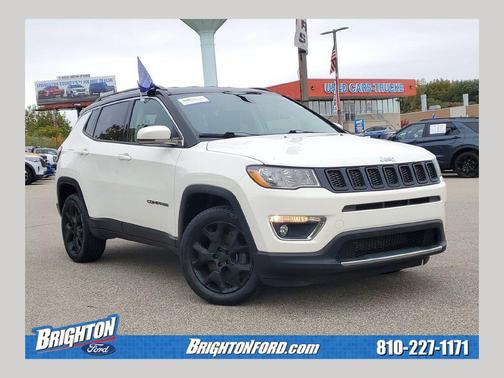 White Clearcoat 2019 Jeep Compass Limited