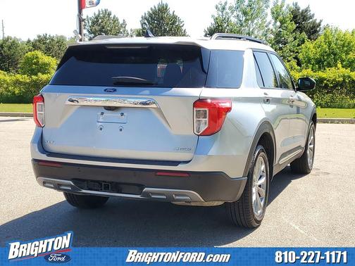 Silver Metallic 2023 Ford Explorer XLT