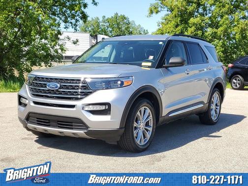 Silver Metallic 2023 Ford Explorer XLT