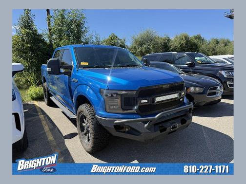Velocity Blue Metallic 2020 Ford F-150 XLT