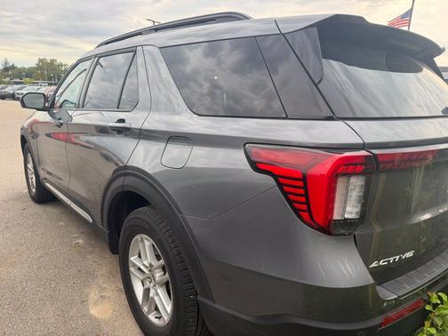 Gray Metallic 2025 Ford Explorer Active