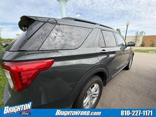 Green Metallic 2023 Ford Explorer XLT