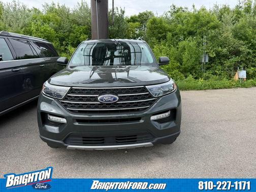 Green Metallic 2023 Ford Explorer XLT