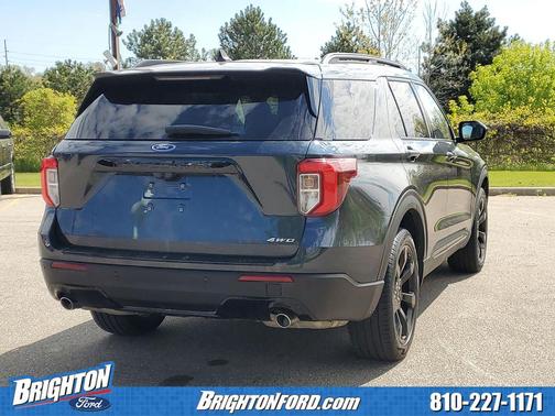 Blue Metallic 2023 Ford Explorer ST-Line