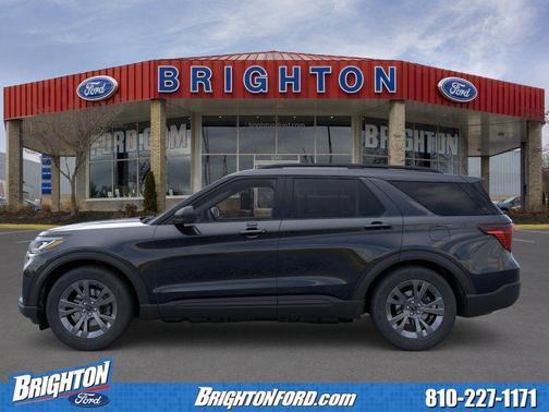 Agate Black Metallic 2026 Ford Explorer Active