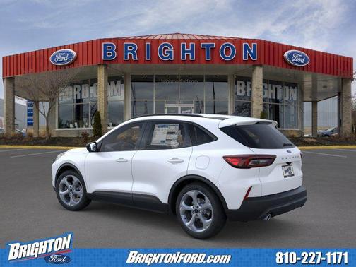 star white metallic tri-coat 2026 Ford Escape ST-Line