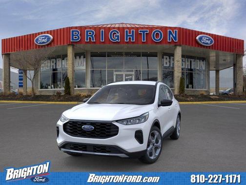 star white metallic tri-coat 2026 Ford Escape ST-Line