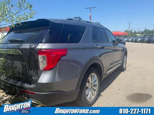 Gray Metallic 2023 Ford Explorer Limited