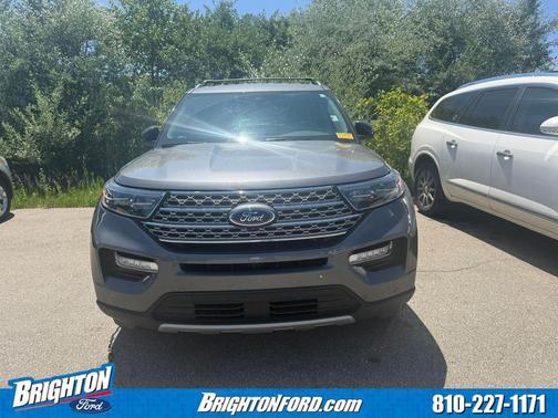 Gray Metallic 2023 Ford Explorer Limited