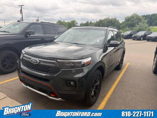 Green Metallic 2023 Ford Explorer Timberline