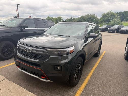 Green Metallic 2023 Ford Explorer Timberline