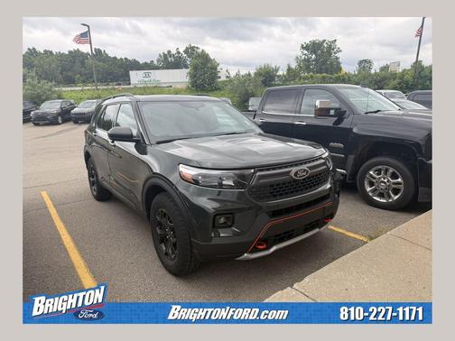 Green Metallic 2023 Ford Explorer Timberline