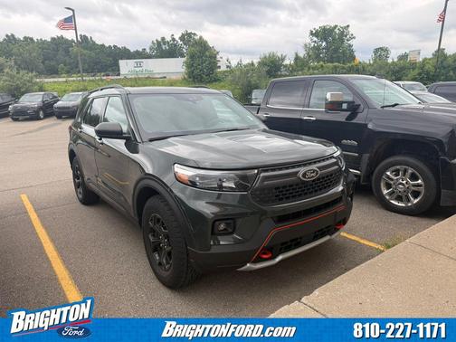 Green Metallic 2023 Ford Explorer Timberline