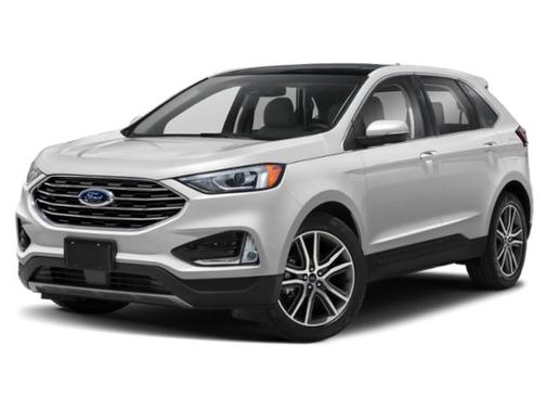 Star White Metallic Tri-Coat 2020 Ford Edge Titanium