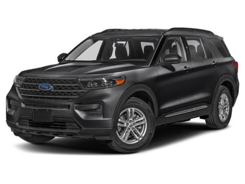 Agate Black Metallic 2023 Ford Explorer XLT