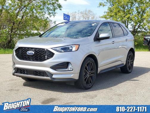 Silver Metallic 2023 Ford Edge ST Line