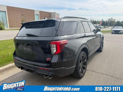 Agate Black Metallic 2023 Ford Explorer ST