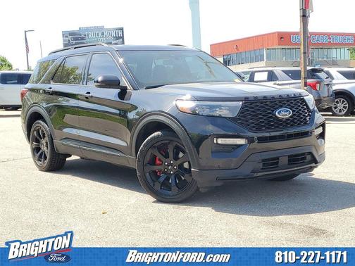 Agate Black Metallic 2023 Ford Explorer ST