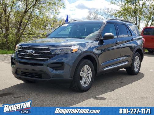 Blue Metallic 2024 Ford Explorer XLT