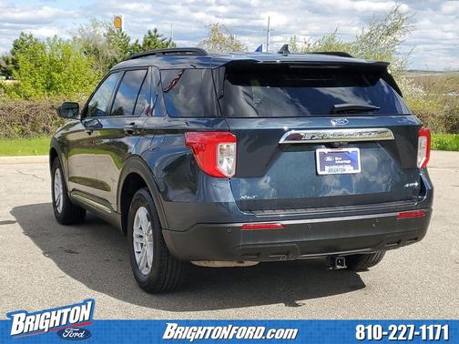 Blue Metallic 2024 Ford Explorer XLT