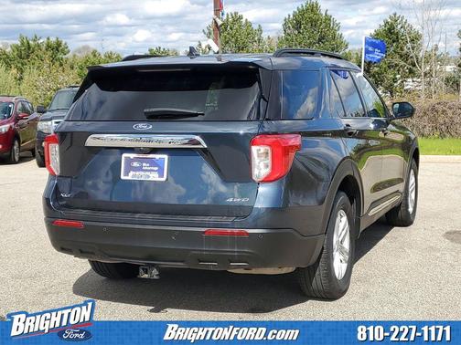 Blue Metallic 2024 Ford Explorer XLT
