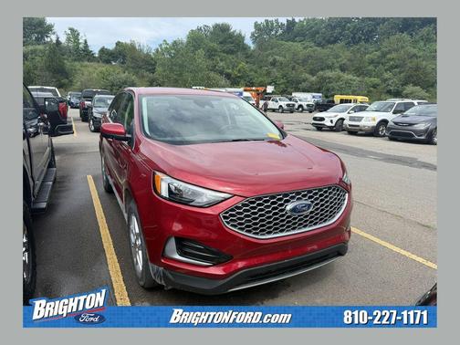 Red Metallic 2023 Ford Edge SEL