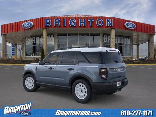 Azure Gray Metallic Tri-Coat 2026 Ford Bronco Sport Heritage