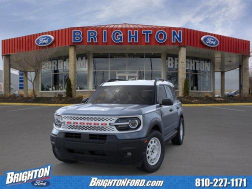 Azure Gray Metallic Tri-Coat 2026 Ford Bronco Sport Heritage