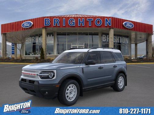 Azure Gray Metallic Tri-Coat 2026 Ford Bronco Sport Heritage
